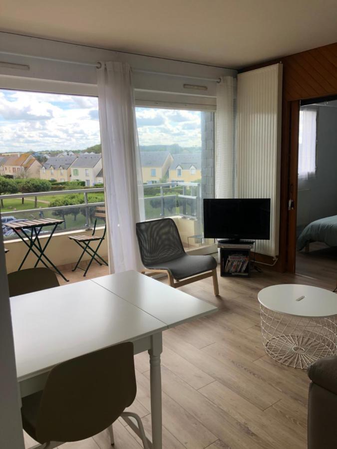 Apartament Bleu Sale - F2 Courseulles Avec Balcon Zewnętrze zdjęcie