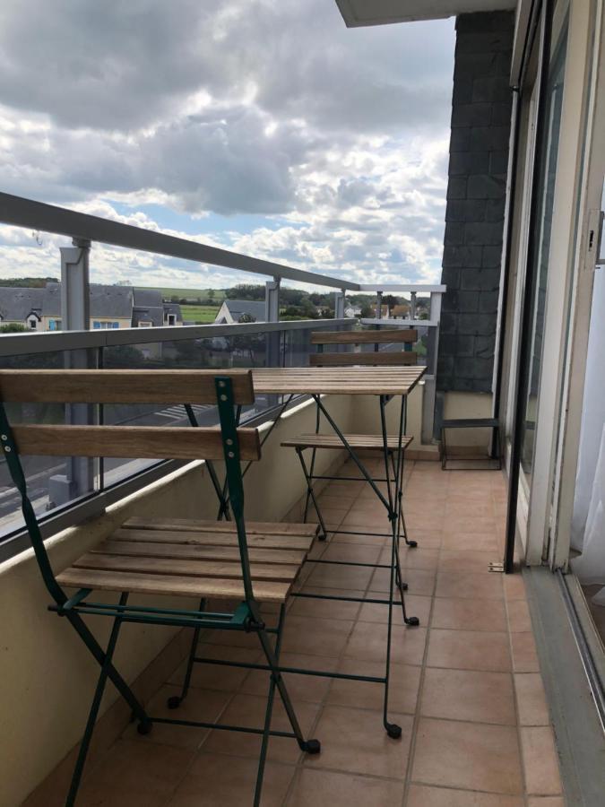 Apartament Bleu Sale - F2 Courseulles Avec Balcon Zewnętrze zdjęcie