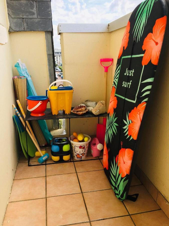 Apartament Bleu Sale - F2 Courseulles Avec Balcon Zewnętrze zdjęcie