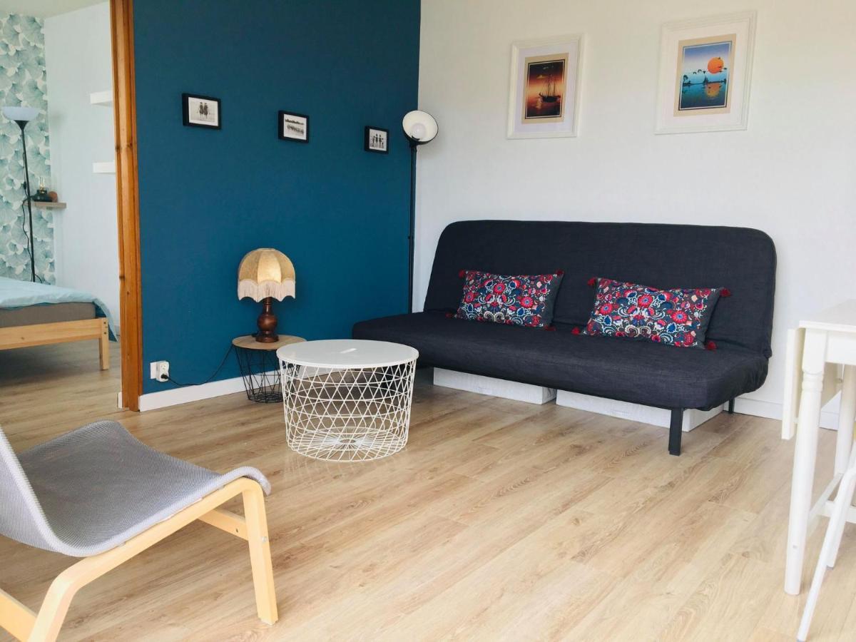 Apartament Bleu Sale - F2 Courseulles Avec Balcon Zewnętrze zdjęcie