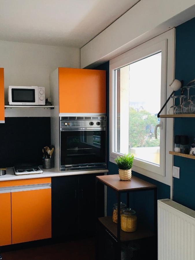 Apartament Bleu Sale - F2 Courseulles Avec Balcon Zewnętrze zdjęcie